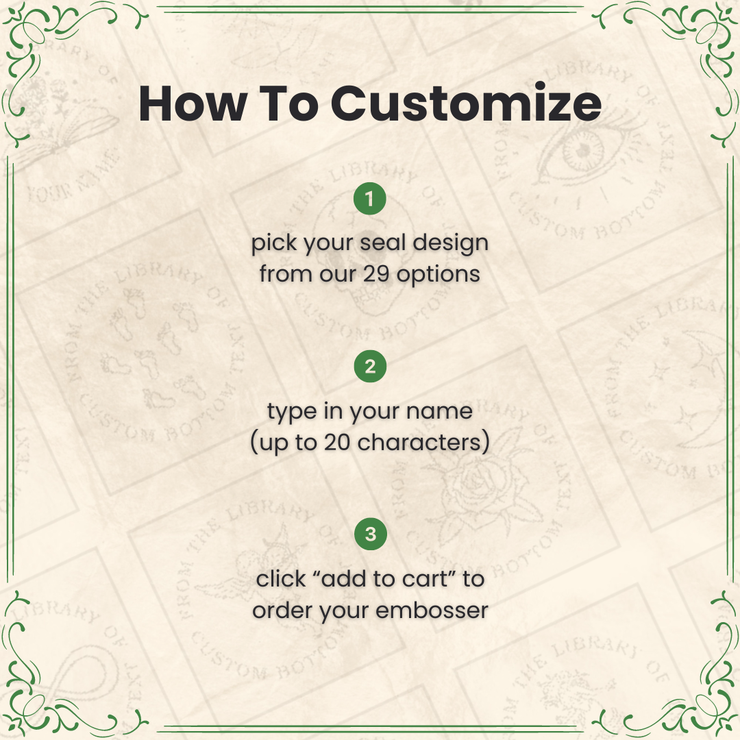 DriveOn® Custom Book Embosser