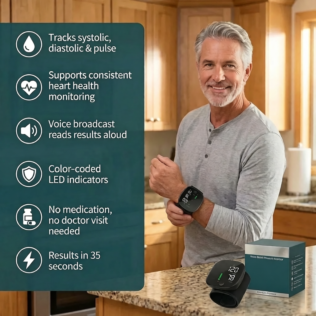 DriveOn® Wrist Blood Pressure Monitor
