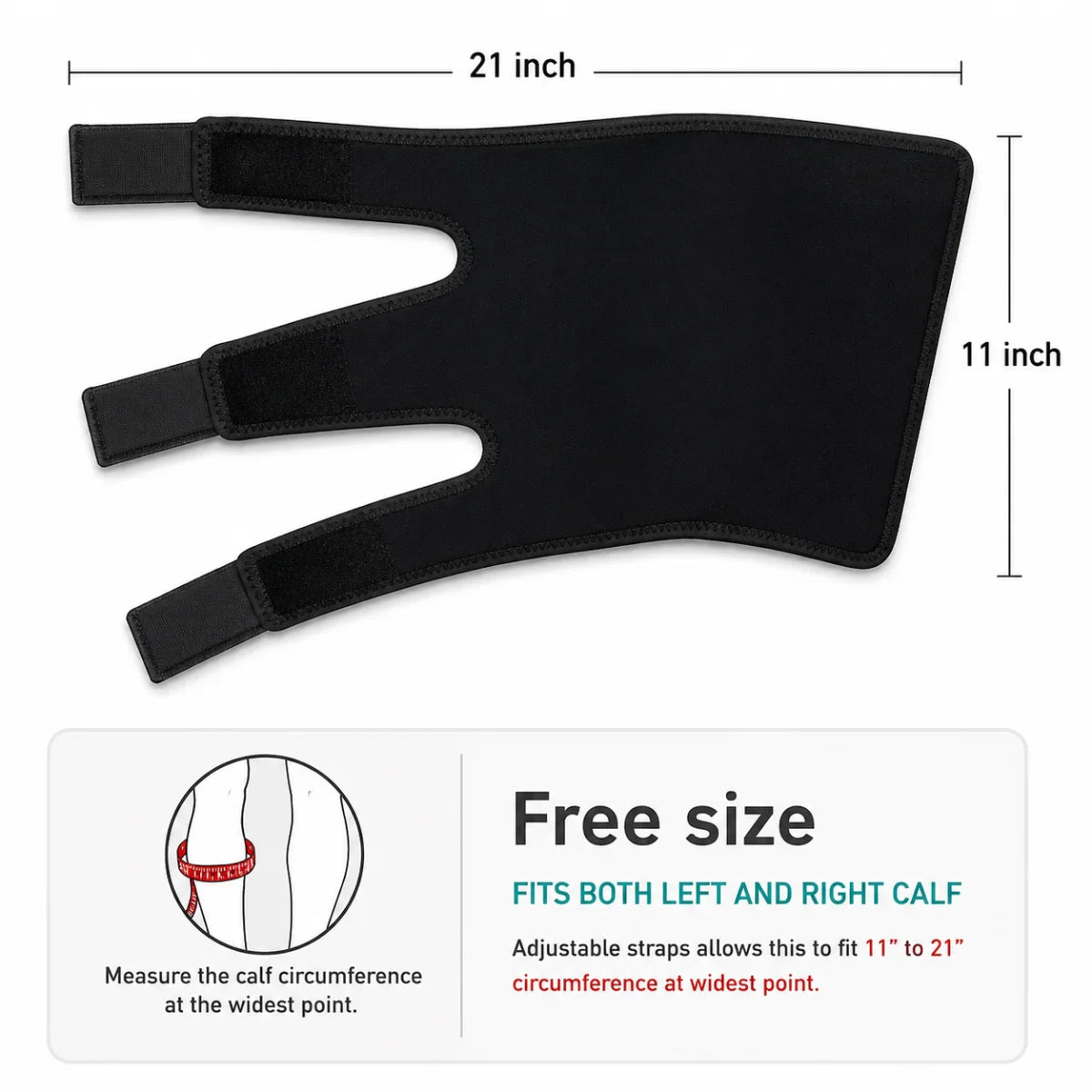 Handled Calf Compression Wrap - Walk Longer With Lighter Legs