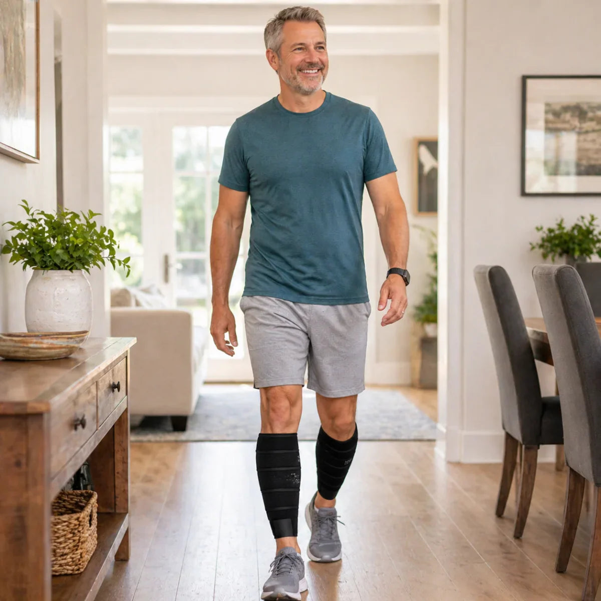 Handled Calf Compression Wrap - Walk Longer With Lighter Legs