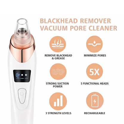 Handled Pore Vacuum Cleaner - Clear Your Pores in 5 Minutes No Squeezing Needed