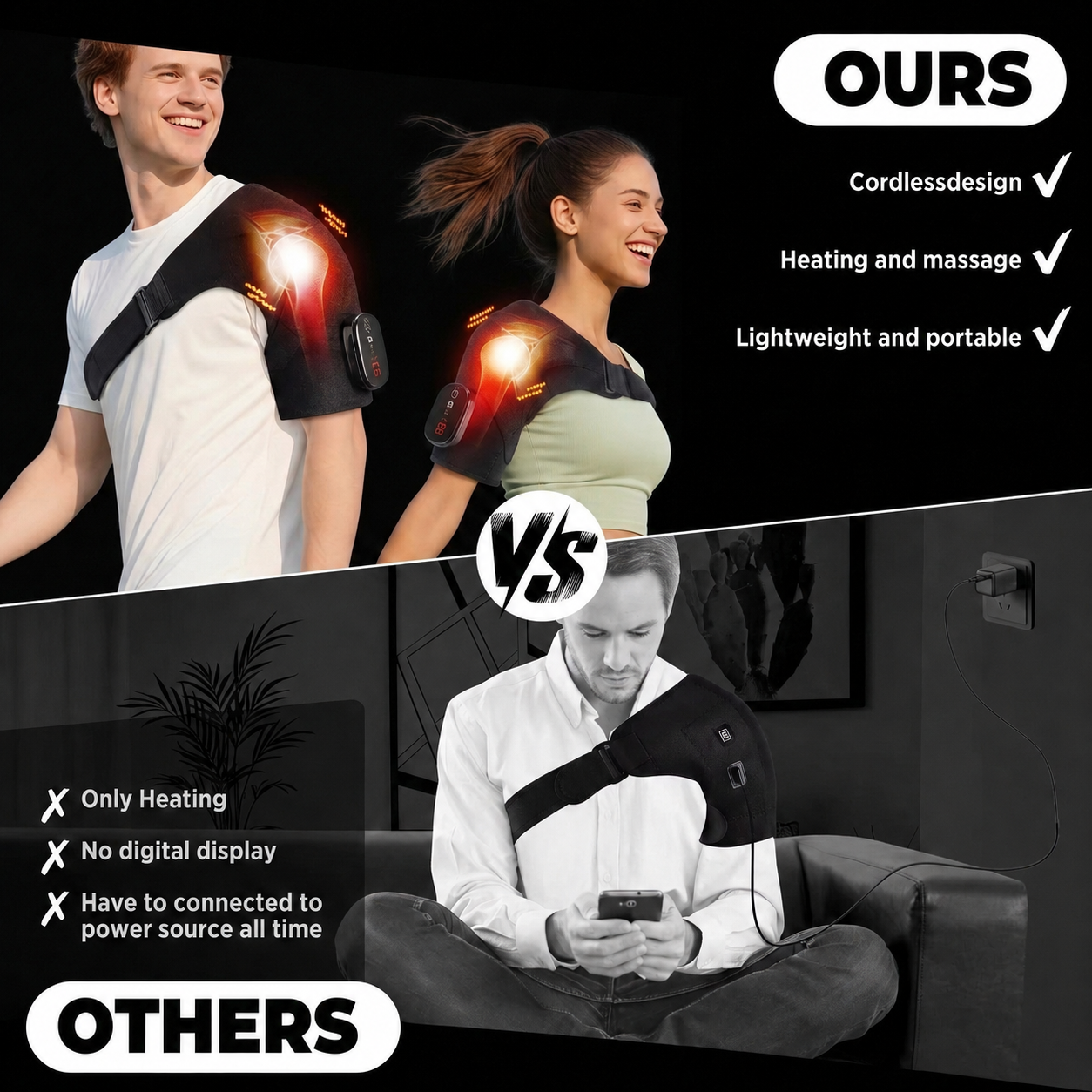 DriveOn® DeepRelief Shoulder Wrap
