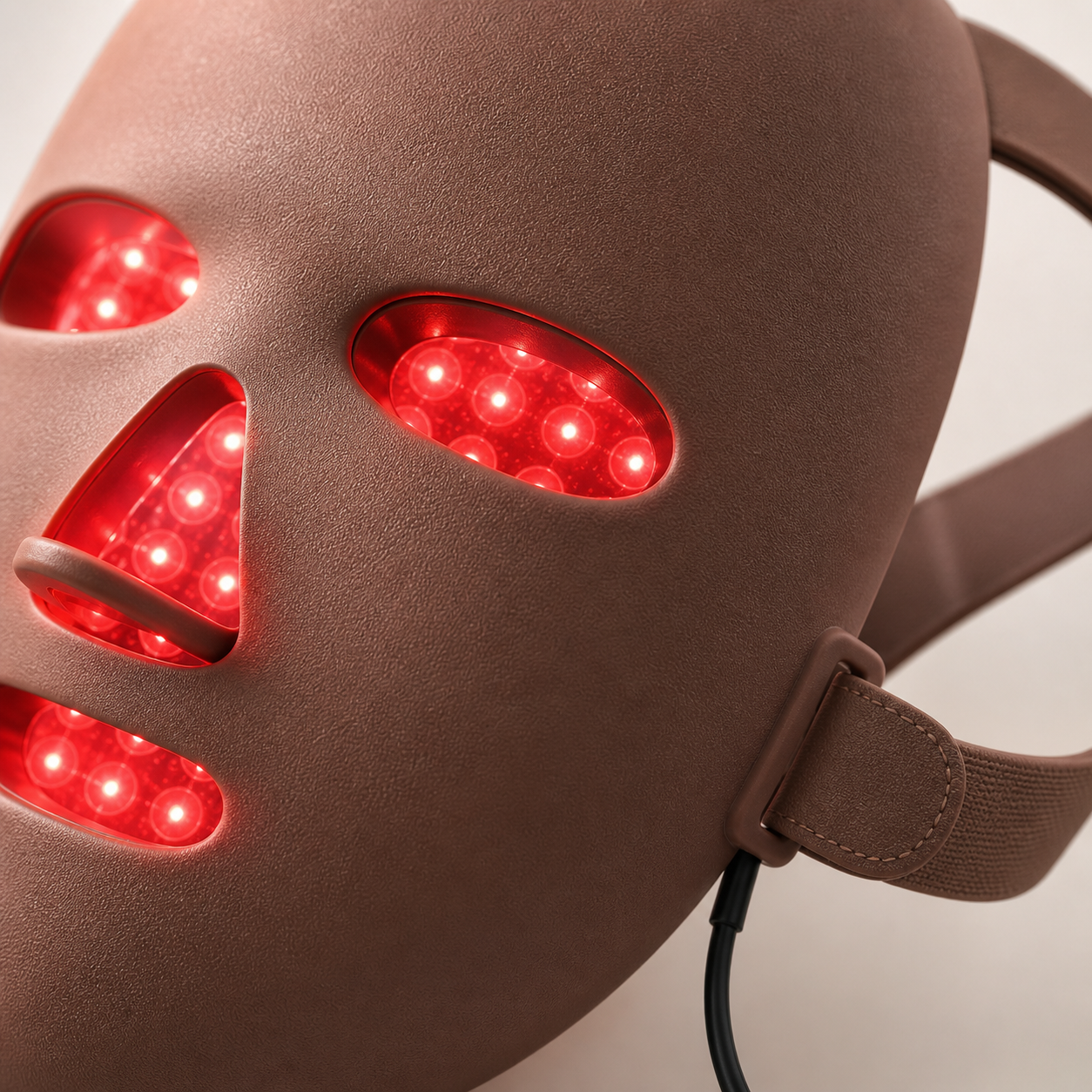 Handled 3D Silicone Face LED Mask - Salon Level Skin Therapy From Home