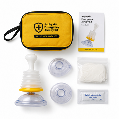 Handled Emergency Airway Kit - Helps Remove Airway Obstructions