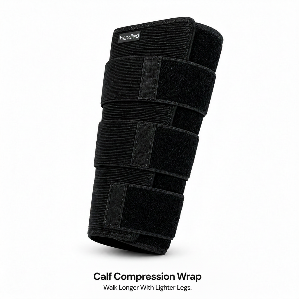 Handled Calf Compression Wrap - Walk Longer With Lighter Legs