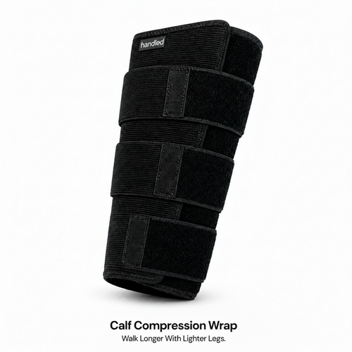 Handled Calf Compression Wrap - Walk Longer With Lighter Legs