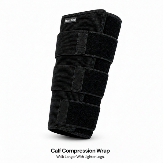 Handled Calf Compression Wrap - Walk Longer With Lighter Legs