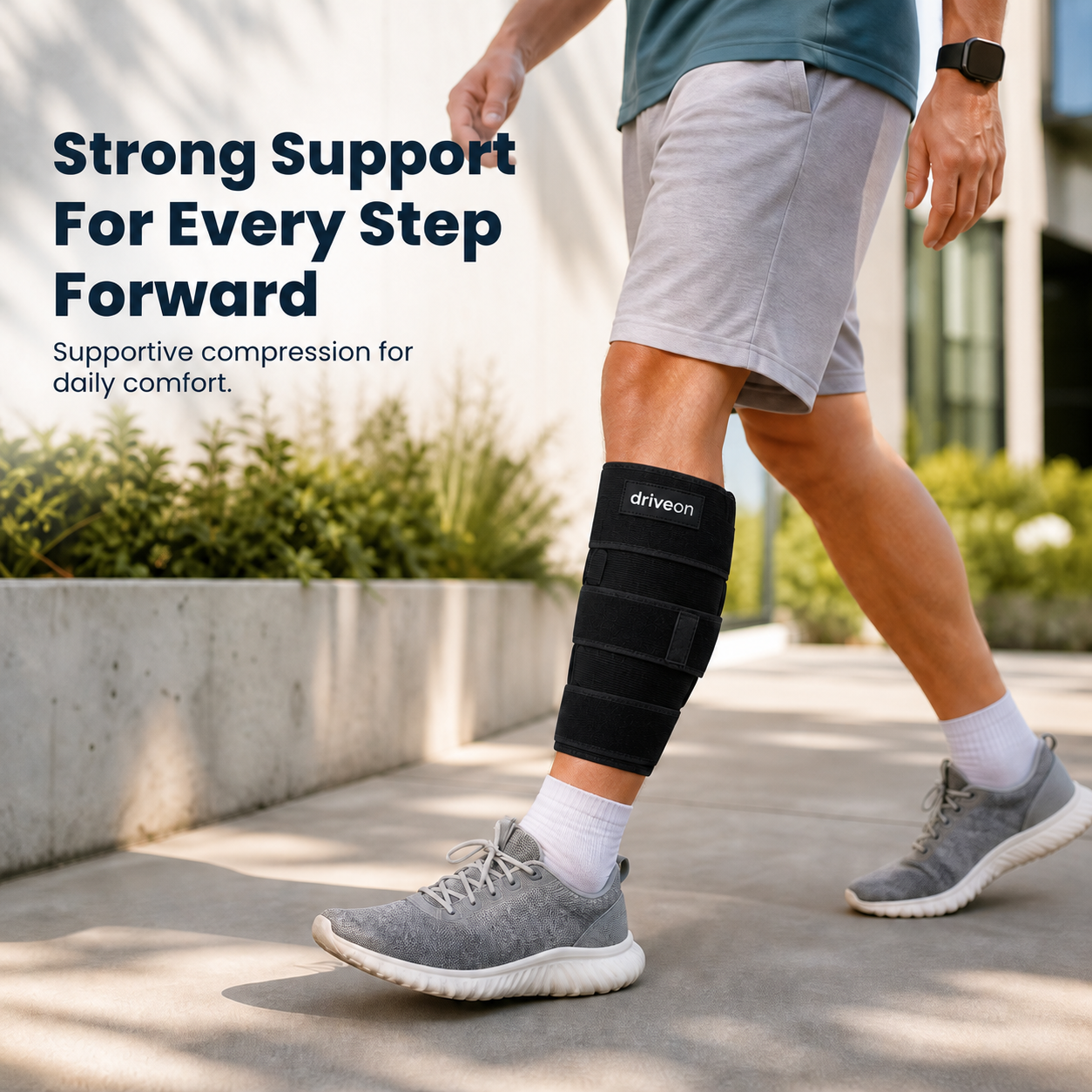 Handled Calf Compression Wrap - Walk Longer With Lighter Legs