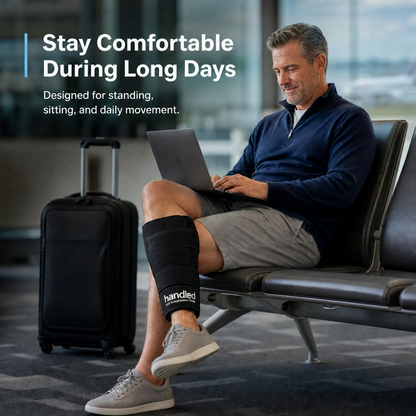 Handled Calf Compression Wrap - Walk Longer With Lighter Legs