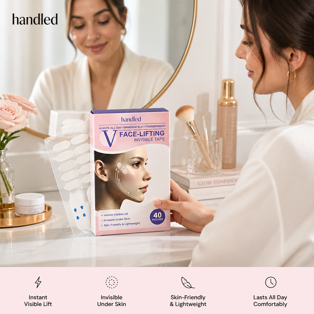 Handled Lifting Invisible Tape - Instantly Lift Sculpt Your V-Line