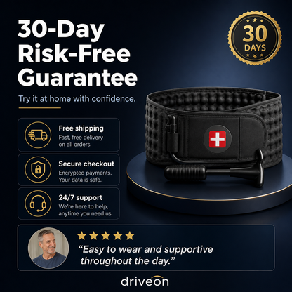 Handled Back Support Belt – Adjustable Lumbar Decompression Support For Everyday Back Comfort