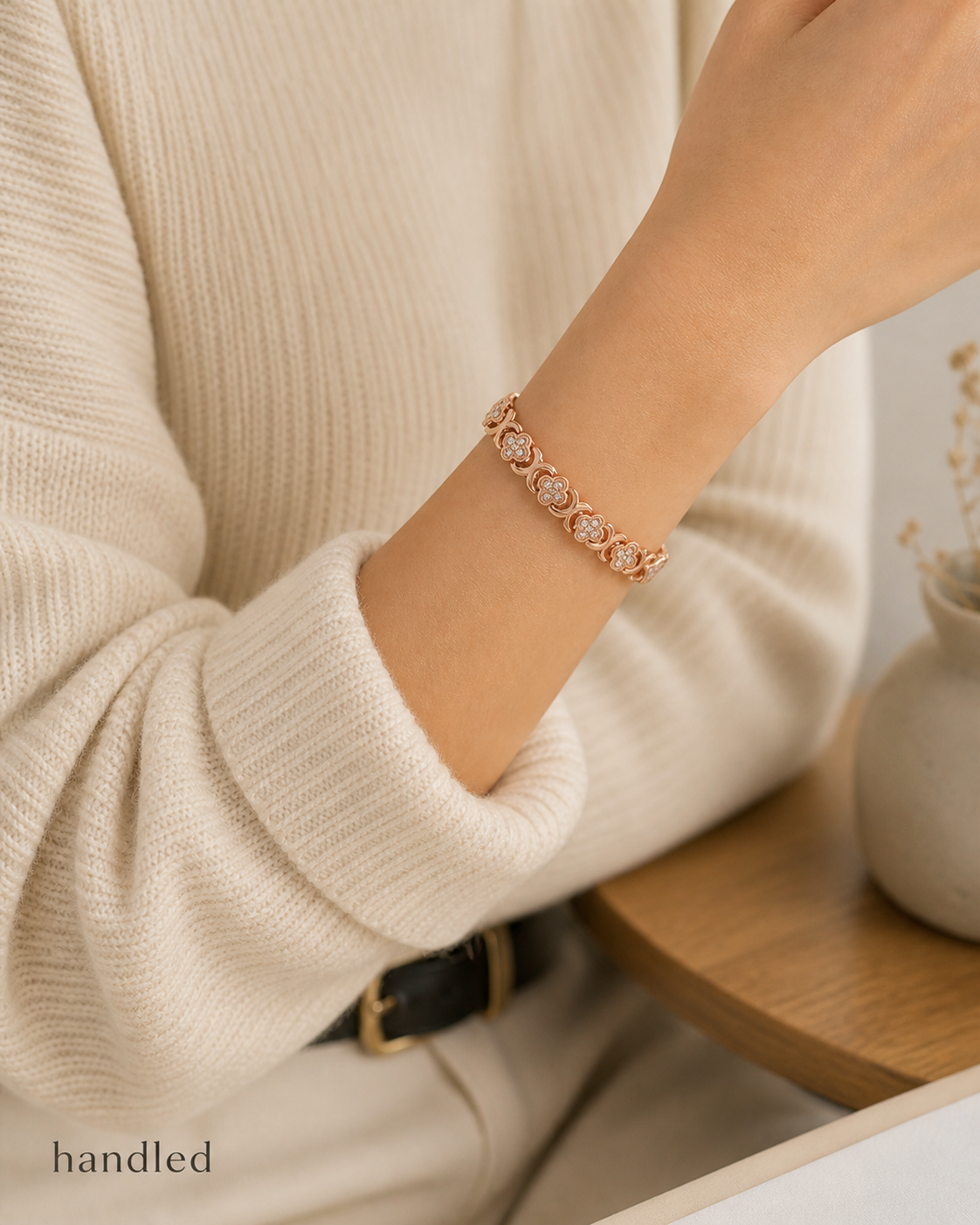 Handled Copper Bracelet - Wear Daily Comfort Move With Confidence.