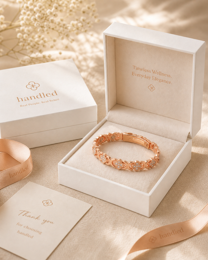Handled Copper Bracelet - Wear Daily Comfort Move With Confidence.