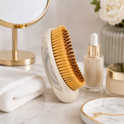 Handled Lymphatic Contour Face Brush - Sculpt, Lift & Glow Naturally