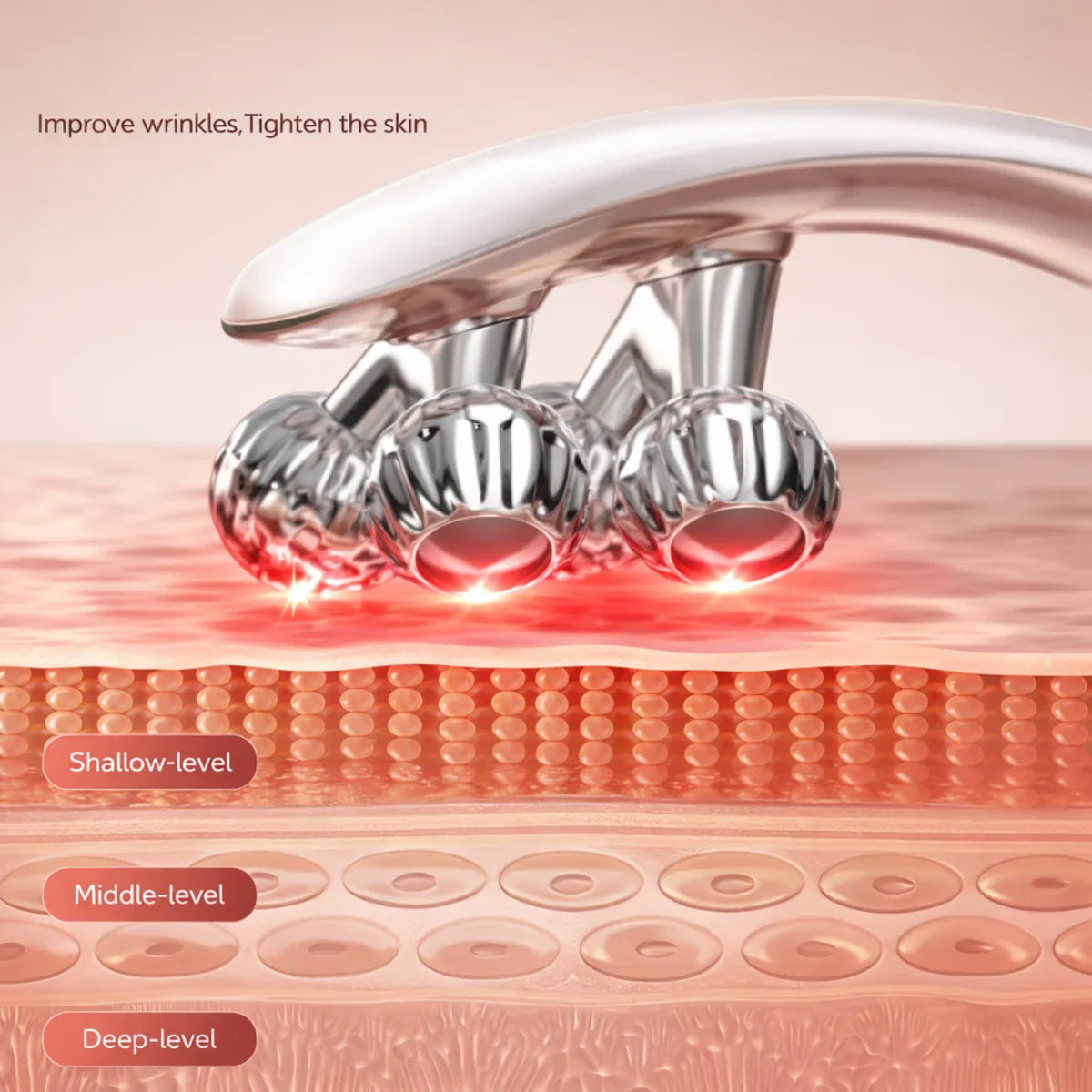 Handled Face Sculpt EMS Beauty Roller - Lift & Sculpt Your Face in 5 Minutes