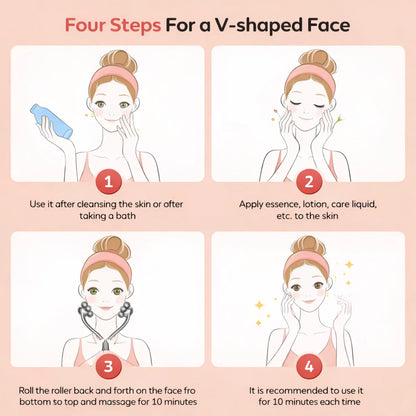 Handled Face Sculpt EMS Beauty Roller - Lift & Sculpt Your Face in 5 Minutes