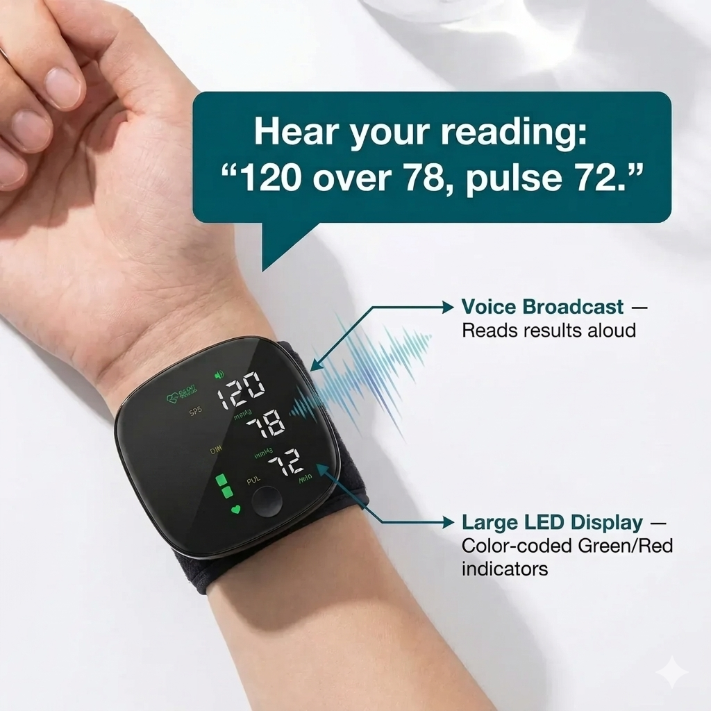 DriveOn® Wrist Blood Pressure Monitor
