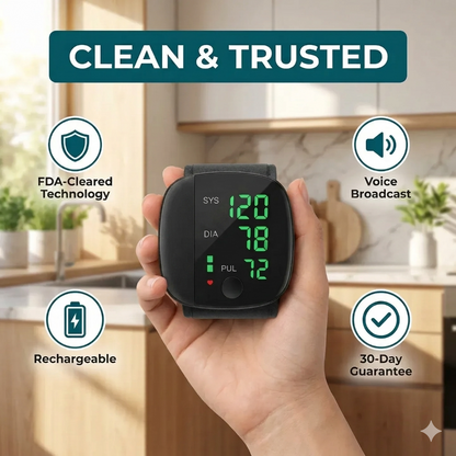 DriveOn® Wrist Blood Pressure Monitor