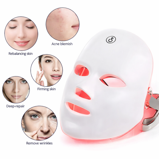 DriveOn™ 7‑Color LED Therapy Face Mask