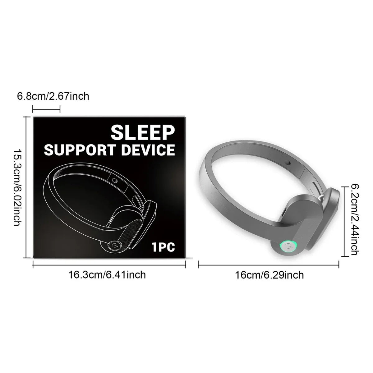 Handled Sleep Vagus Nerve Stimulation Device - Feel Calm in Just 4 Minutes