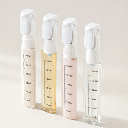 Handled Portable Travel Dispenser - Carry 4 Essentials in One Compact Bottle