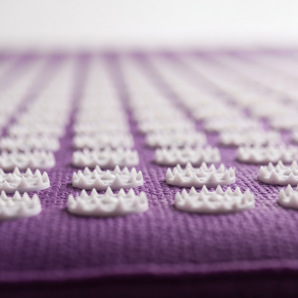 Handled acupressure-mat differentiator