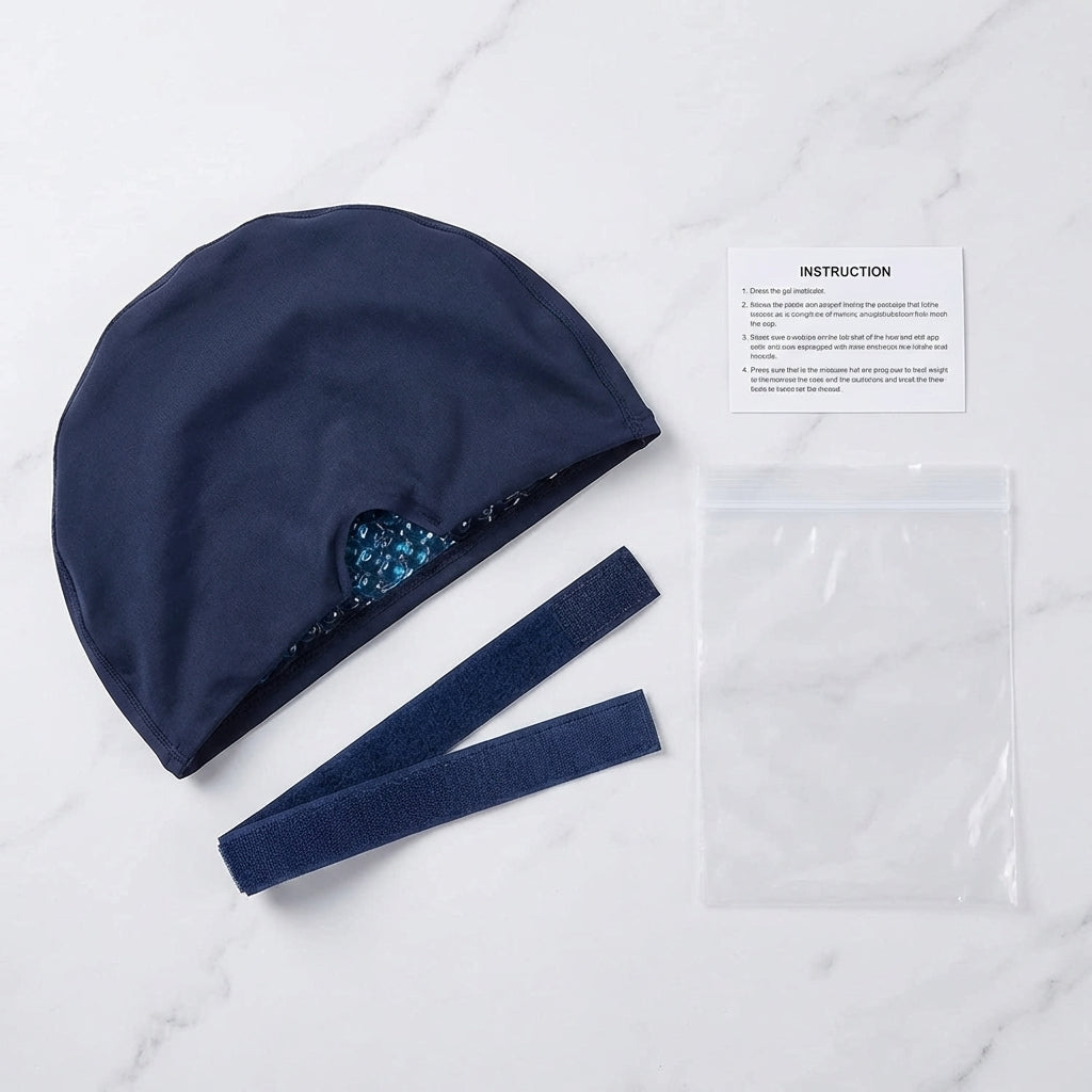 Handled migraine-cap features