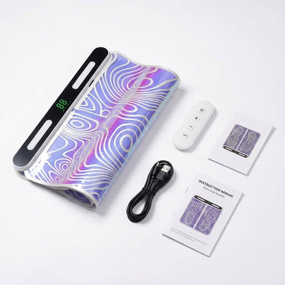 EMS Foot Mat - product features flat lay