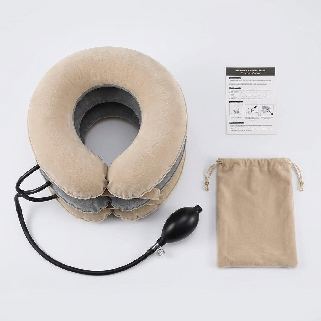 Neck Traction - product features flat lay