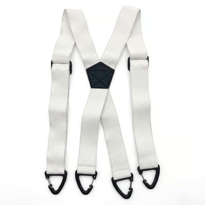 Heavy-Duty 4-Clip Suspenders for Men