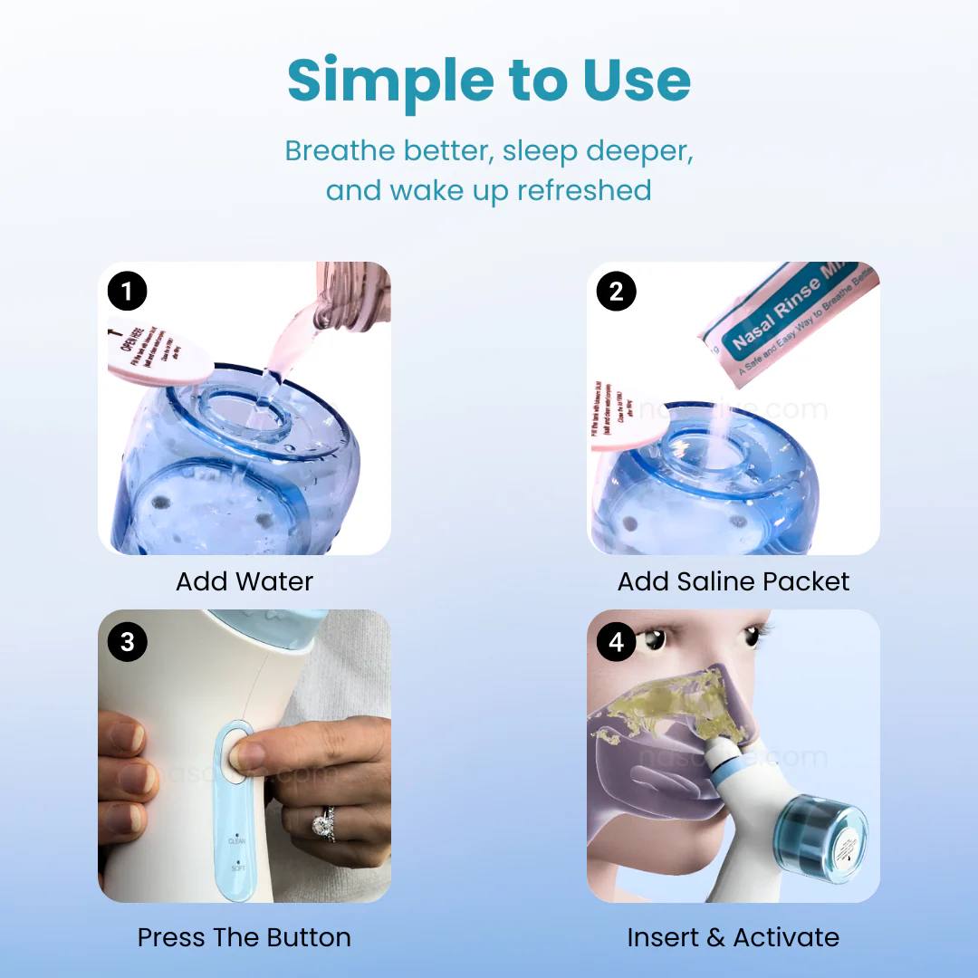 DriveOn® Dual Action Nasal Cleaner - Breathe Clearly In 30 Seconds