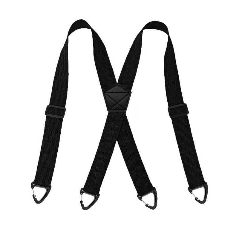 Heavy-Duty 4-Clip Suspenders for Men