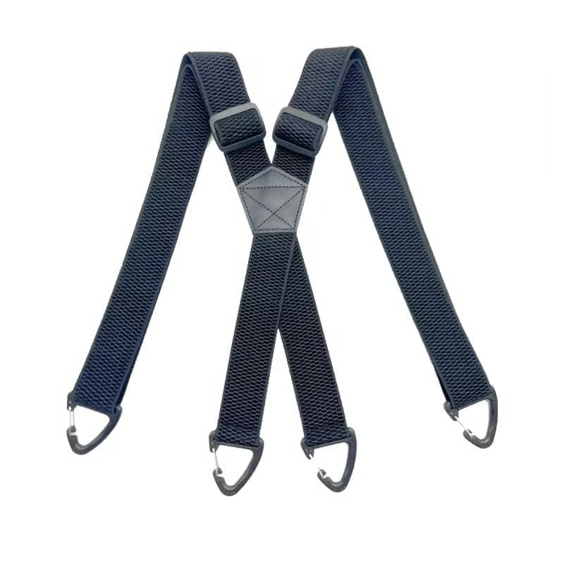 Heavy-Duty 4-Clip Suspenders for Men