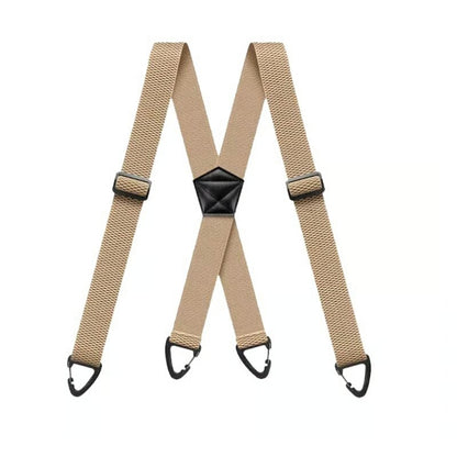 Heavy-Duty 4-Clip Suspenders for Men
