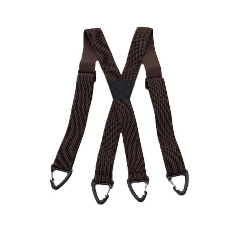 Heavy-Duty 4-Clip Suspenders for Men
