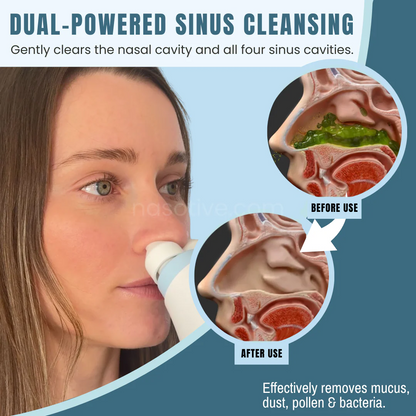 DriveOn® Dual Action Nasal Cleaner - Breathe Clearly In 30 Seconds