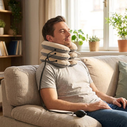 Neck Traction - product in use lifestyle shot