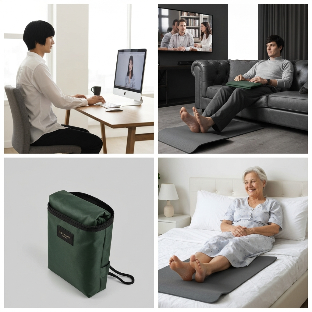 Handled ems-foot-mat multi-use