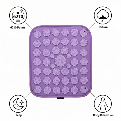 Handled acupressure-mat trust